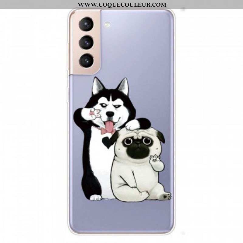 Coque Samsung Galaxy S22 Plus 5G Drôles de Chiens