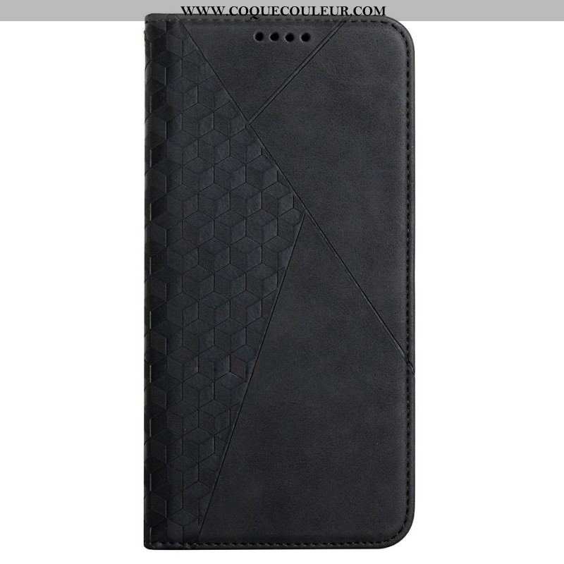 Flip Cover Samsung Galaxy S22 Plus 5G Style Cuir Texture Diamant