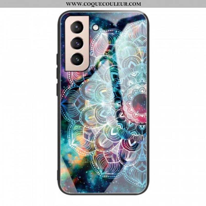 Coque Samsung Galaxy S22 Plus 5G Verre Trempé Mandala