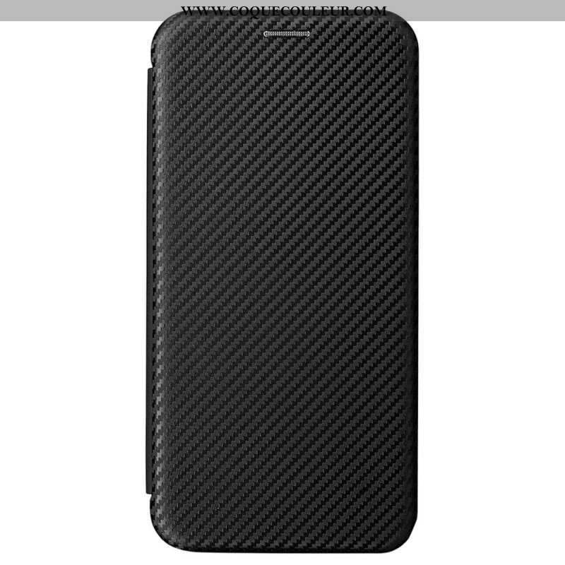 Flip Cover Samsung Galaxy S22 Plus 5G Fibre Carbone
