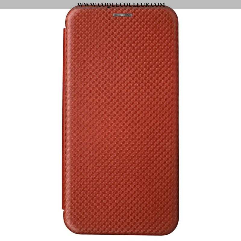 Flip Cover Samsung Galaxy S22 Plus 5G Fibre Carbone