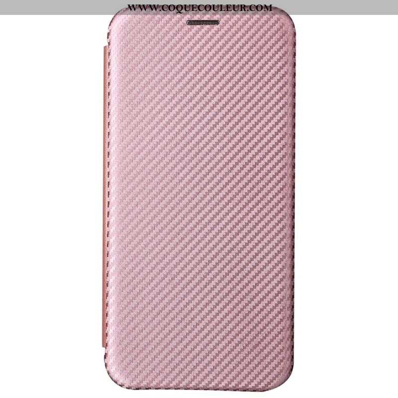 Flip Cover Samsung Galaxy S22 Plus 5G Fibre Carbone
