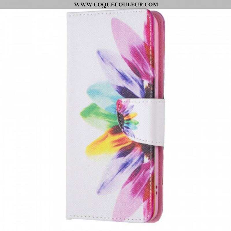 Housse Samsung Galaxy S22 Plus 5G Fleur Aquarelle