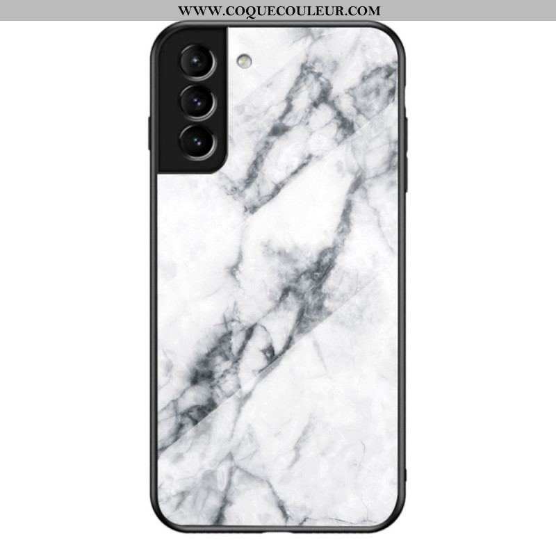 Coque Samsung Galaxy S22 Plus 5G Verre Trempé Marble Colors