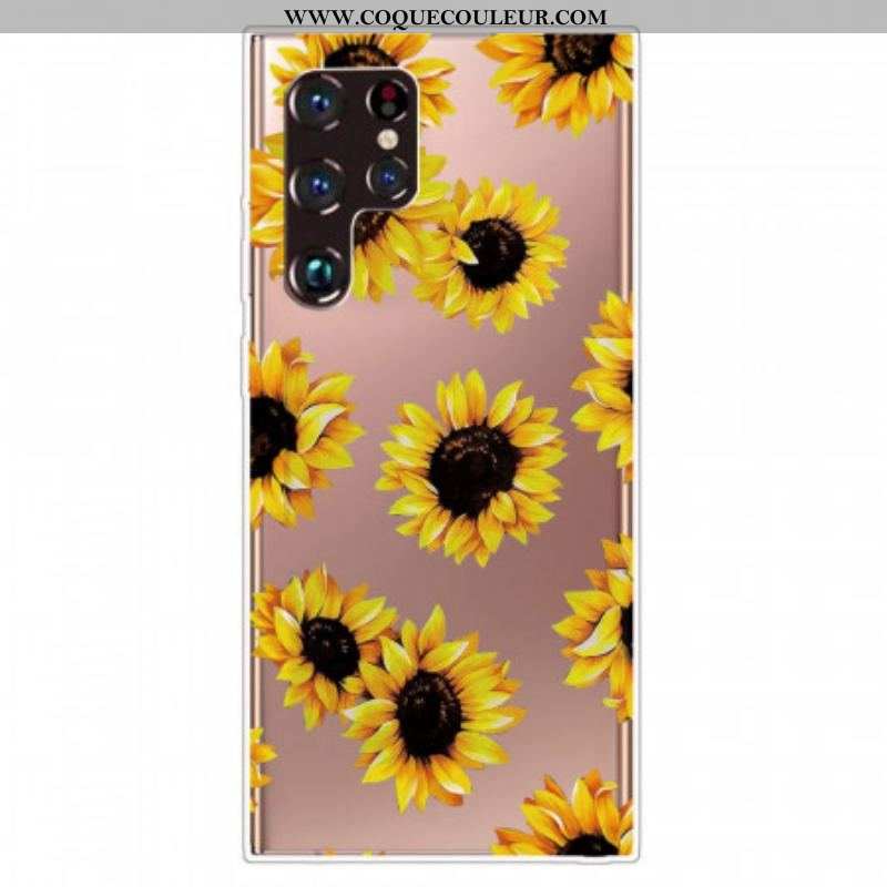 Coque Samsung Galaxy S22 Ultra 5G Tournesols