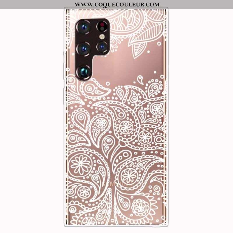 Coque Samsung Galaxy S22 Ultra 5G Mandala Stylé