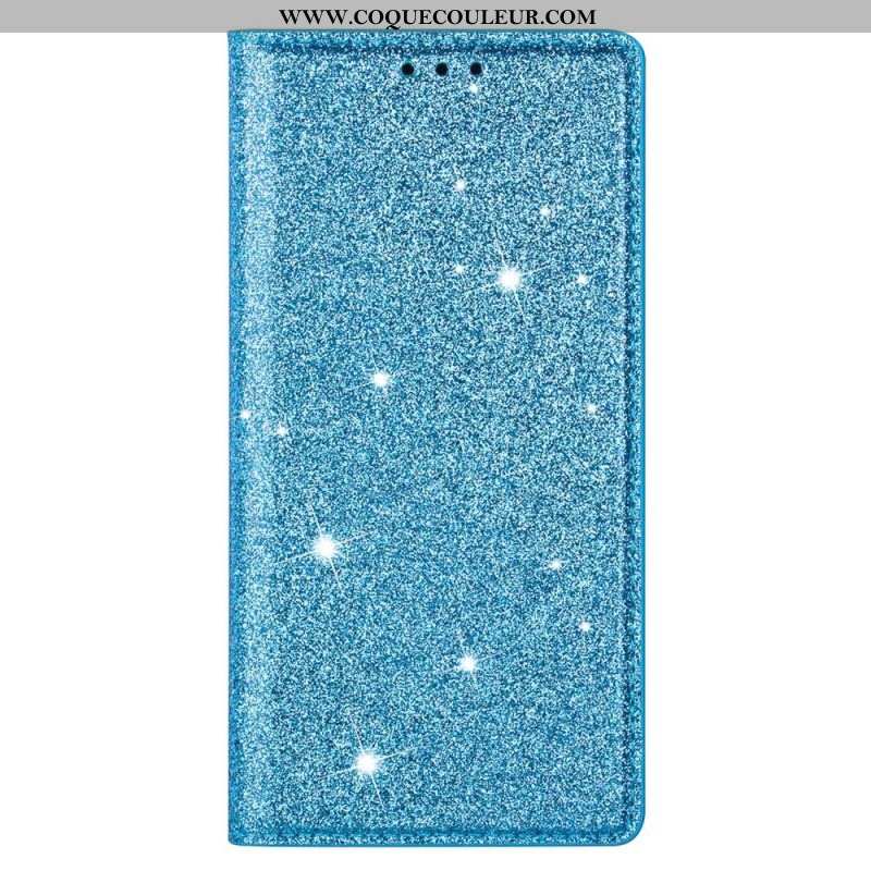 Flip Cover Samsung Galaxy S22 Ultra 5G Style Paillettes