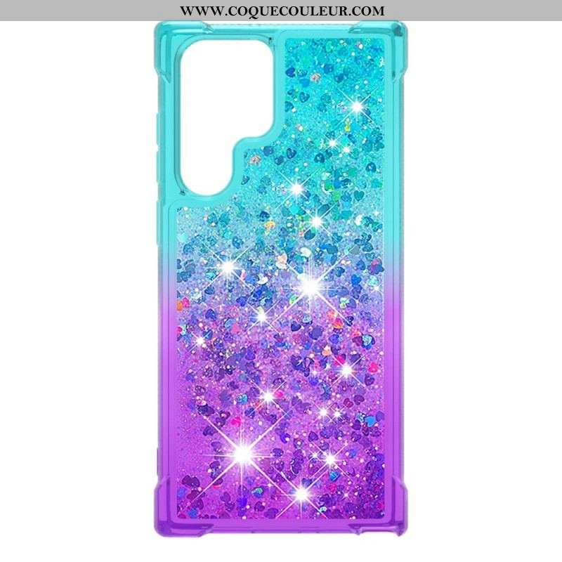 Coque Samsung Galaxy S22 Ultra 5G Paillettes Colors