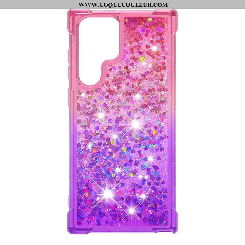 Coque Samsung Galaxy S22 Ultra 5G Paillettes Colors