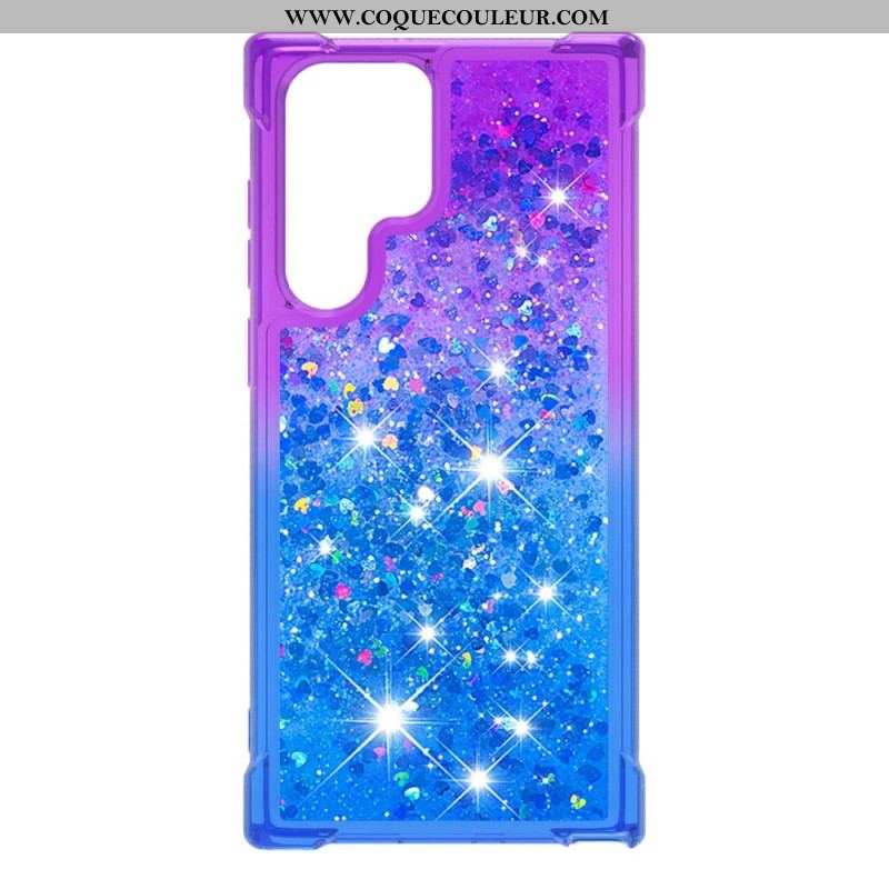 Coque Samsung Galaxy S22 Ultra 5G Paillettes Colors