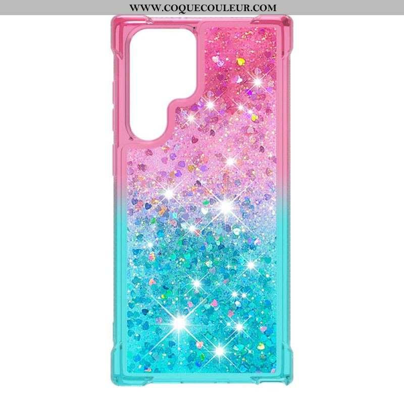 Coque Samsung Galaxy S22 Ultra 5G Paillettes Colors