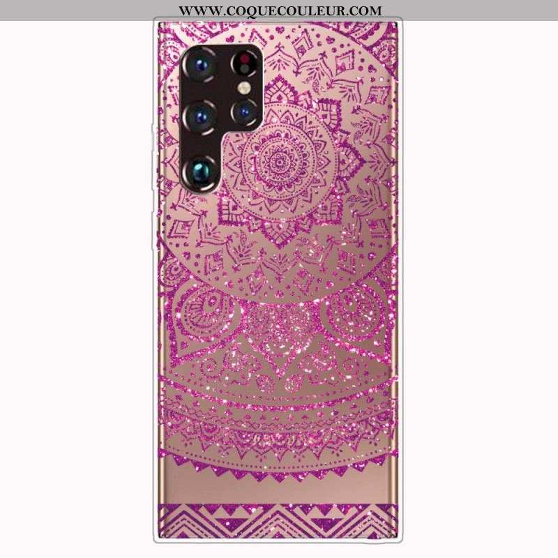 Coque Samsung Galaxy S22 Ultra 5G Mandala Design