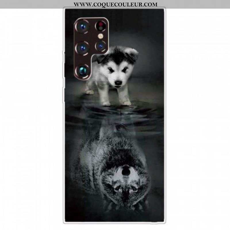 Coque Samsung Galaxy S22 Ultra 5G Rêve de Chiot