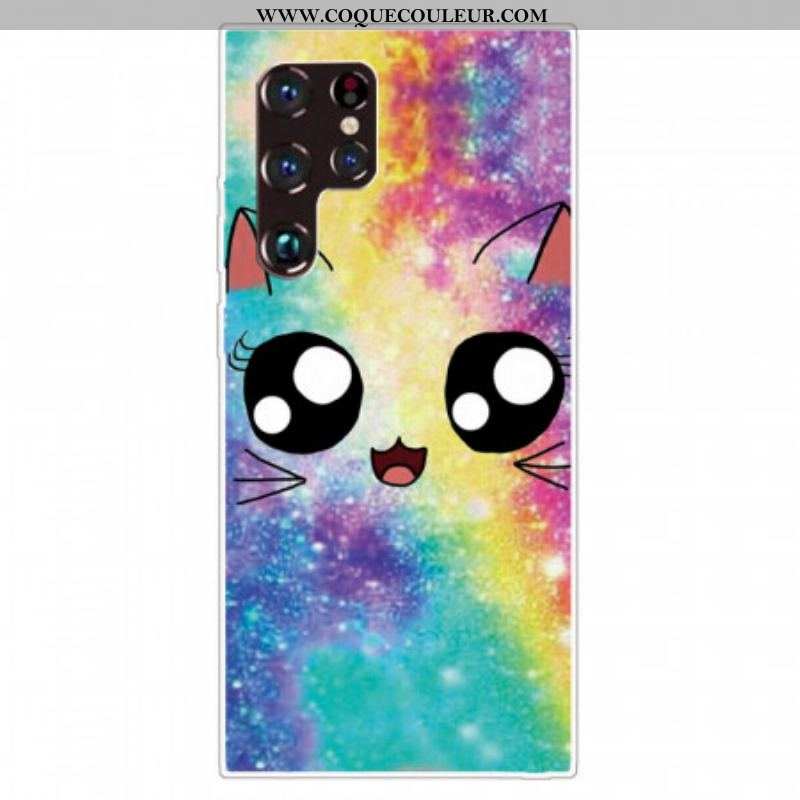 Coque Samsung Galaxy S22 Ultra 5G Chat Cartoon