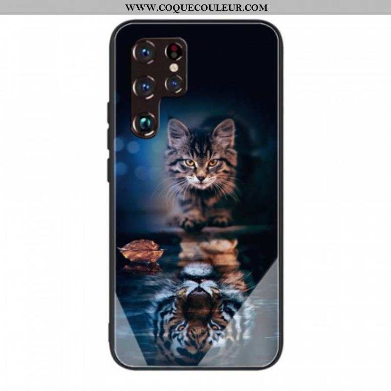 Coque Samsung Galaxy S22 Ultra 5G Verre Trempé Mon Tigre