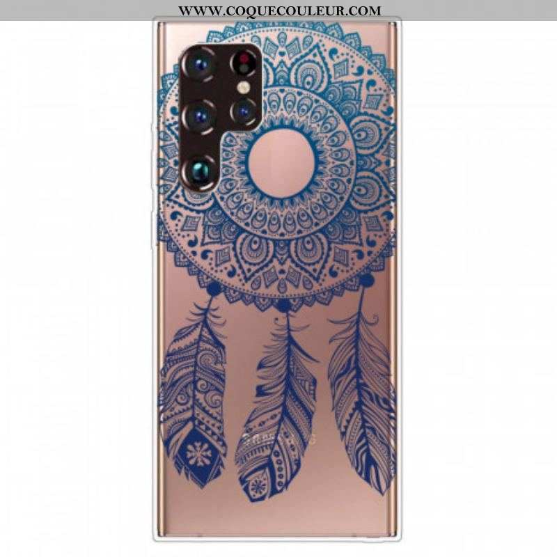 Coque Samsung Galaxy S22 Ultra 5G Mandala Floral Unique