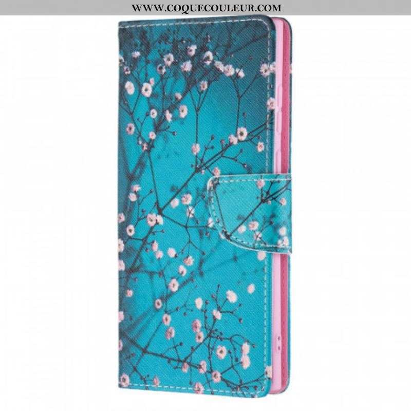 Housse Samsung Galaxy S22 Ultra 5G Arbre en Fleurs