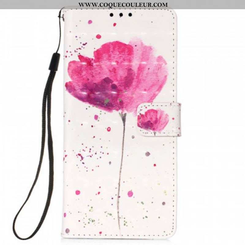 Housse Samsung Galaxy S22 Ultra 5G Coquelicot Aquarelle