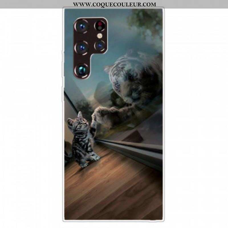 Coque Samsung Galaxy S22 Ultra 5G Rêve de Chaton