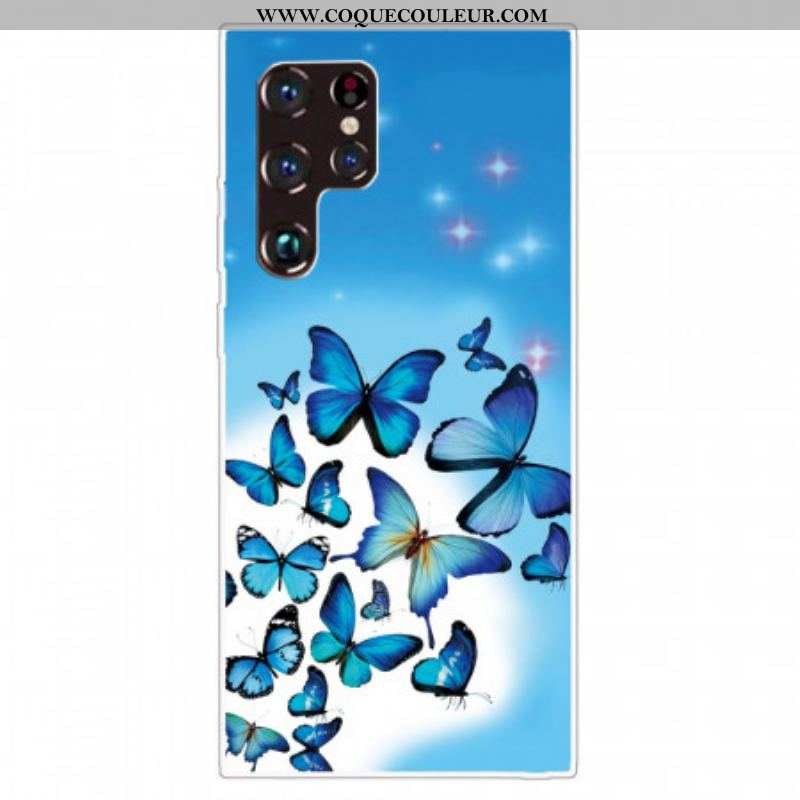 Coque Samsung Galaxy S22 Ultra 5G Papillons Papillons 2