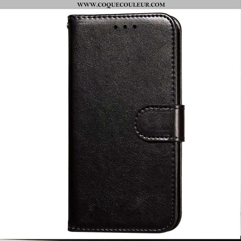 Housse Samsung Galaxy S22 Ultra 5G Solid Color à Lanière
