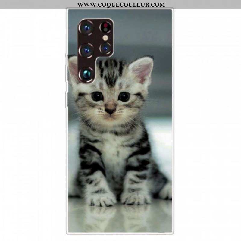 Coque Samsung Galaxy S22 Ultra 5G Chaton Chaton