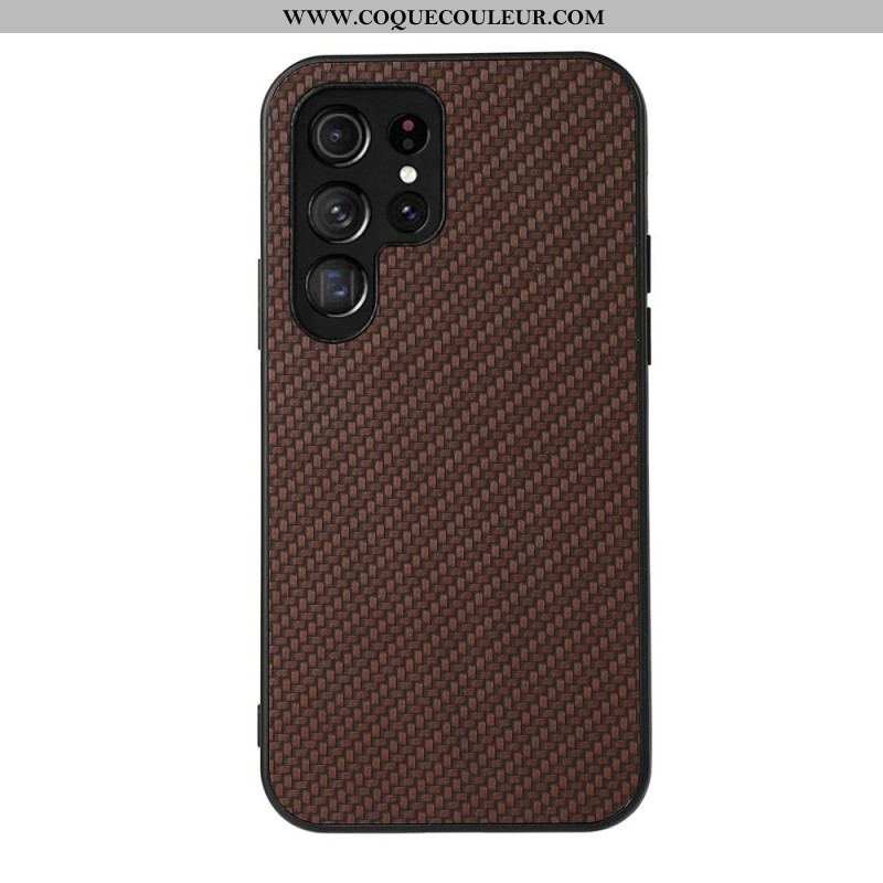 Coque Samsung Galaxy S22 Ultra 5G Fibre Carbone