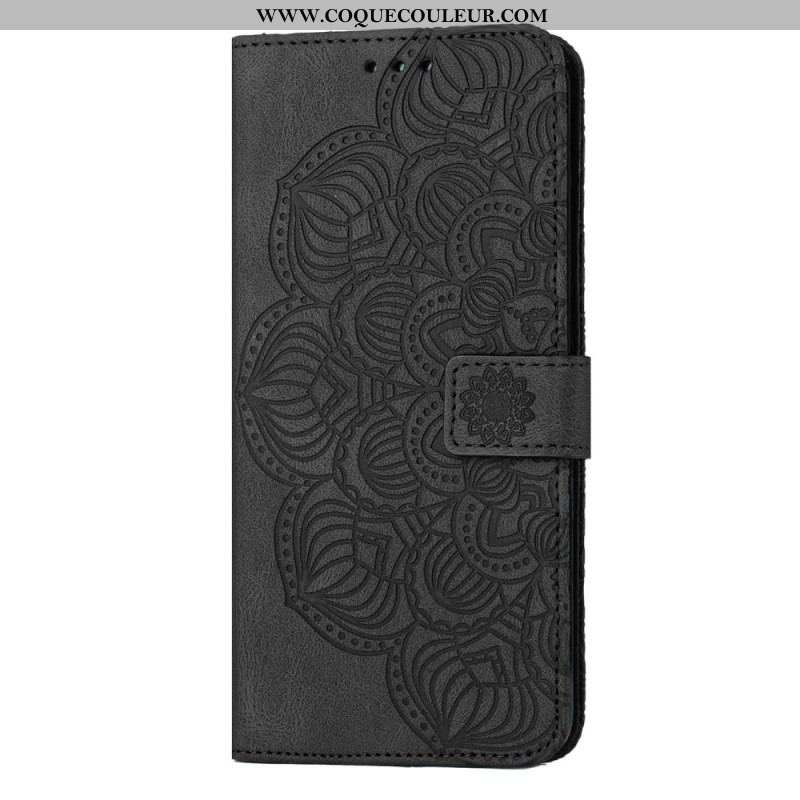 Housse Samsung Galaxy S23 5G Mandala à Lanière