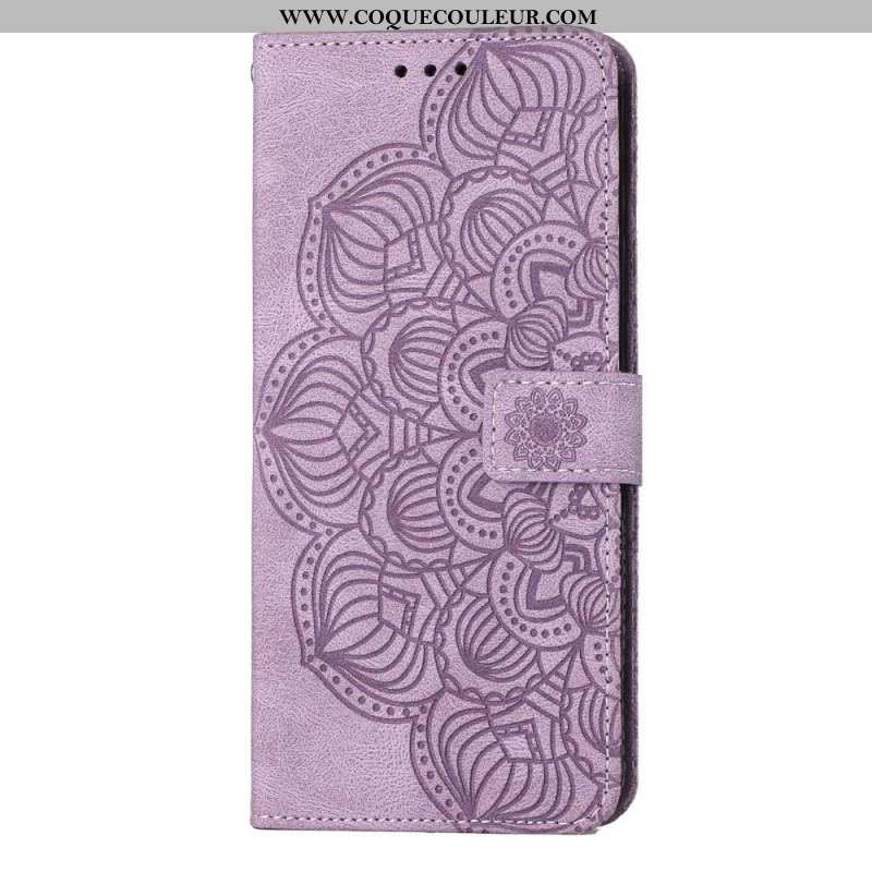 Housse Samsung Galaxy S23 5G Mandala à Lanière