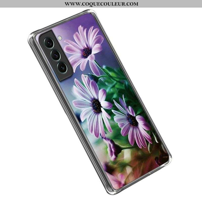 Coque Samsung Galaxy S23 5G Silicone Florale