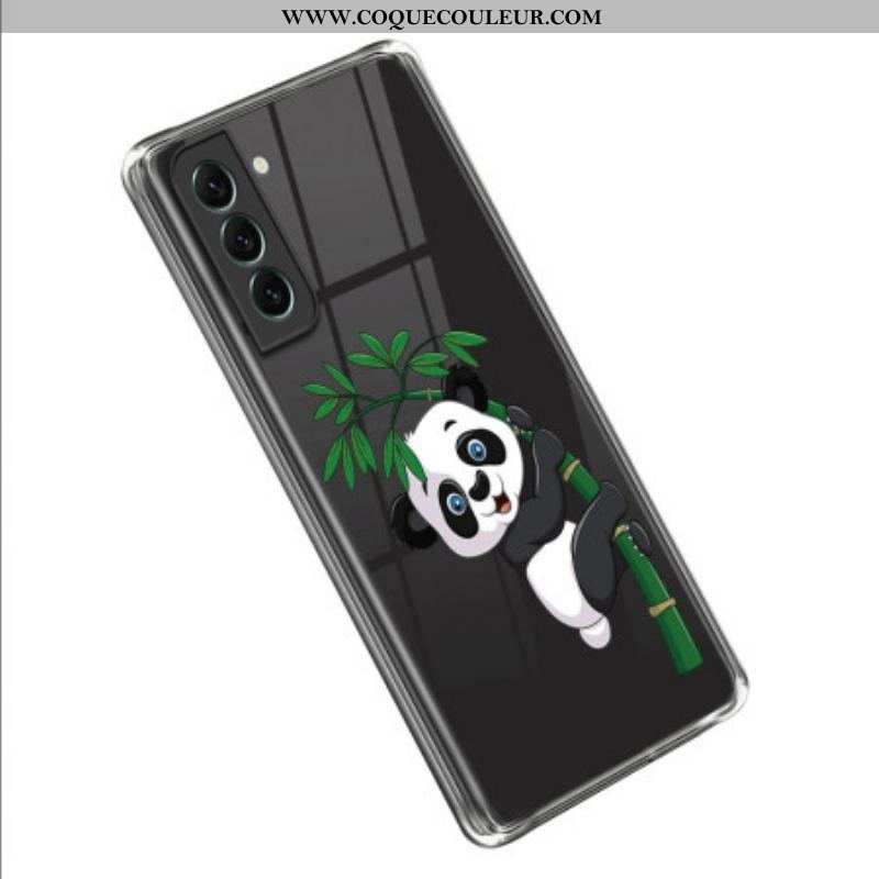 Coque Samsung Galaxy S23 5G Transparente Panda sur Bambou