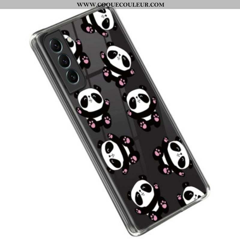 Coque Samsung Galaxy S23 5G Transparente Petits Pandas