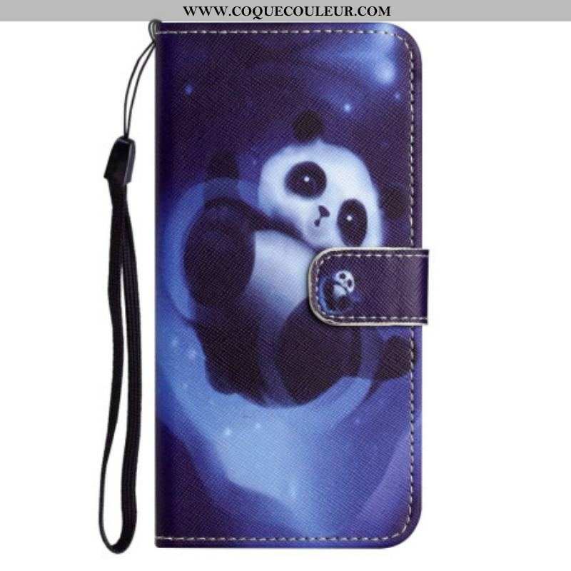 Housse Samsung Galaxy S23 5G Panda à Lanière