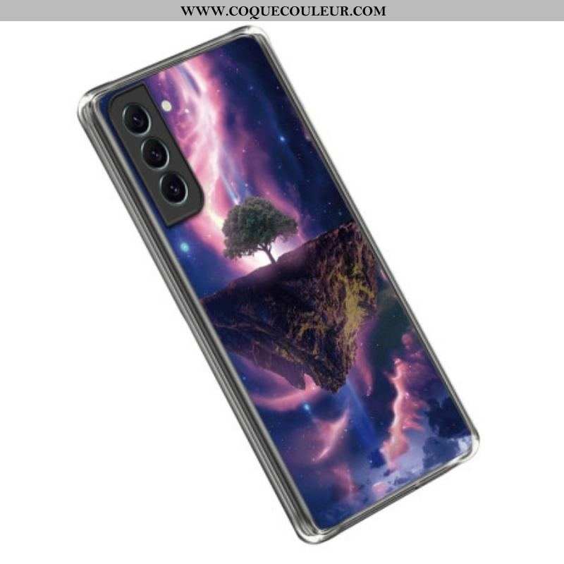 Coque Samsung Galaxy S23 5G Silicone Arbre Futuriste