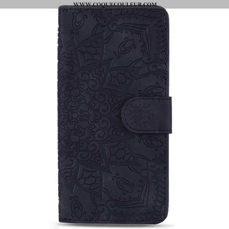 Housse Samsung Galaxy S23 5G Mandala Stylé à Lanière