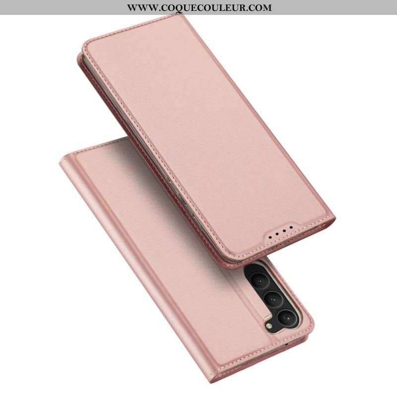 Flip Cover Samsung Galaxy S23 5G Skin Pro Series Dux Ducis
