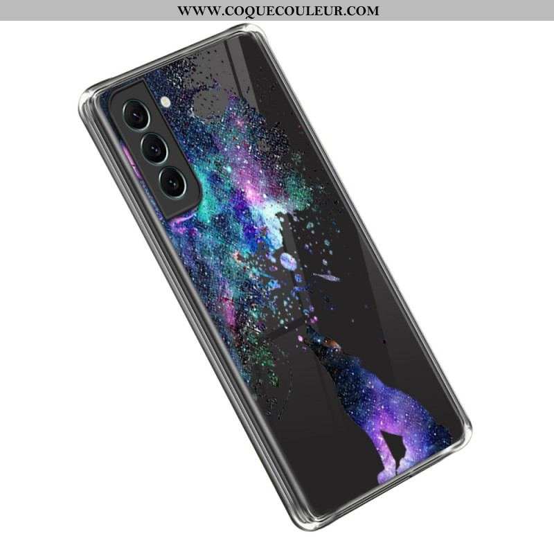 Coque Samsung Galaxy S23 5G Transparente Loup Sauvage