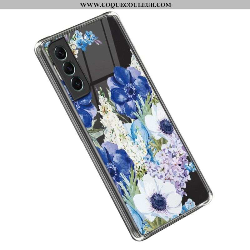 Coque Samsung Galaxy S23 Plus 5G Transparente Fleurs