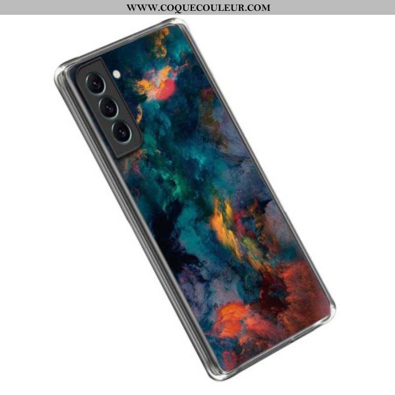 Coque Samsung Galaxy S23 Plus 5G Nuages Colorés