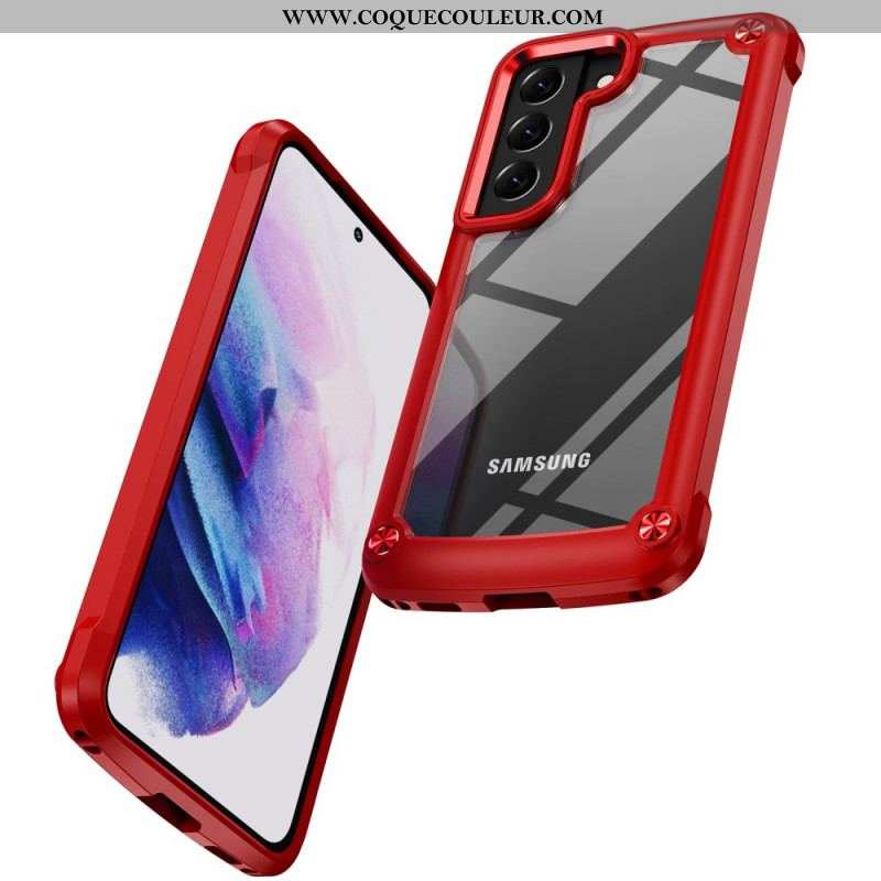 Coque Samsung Galaxy S23 Plus 5G Hybride avec Alliage Aluminium