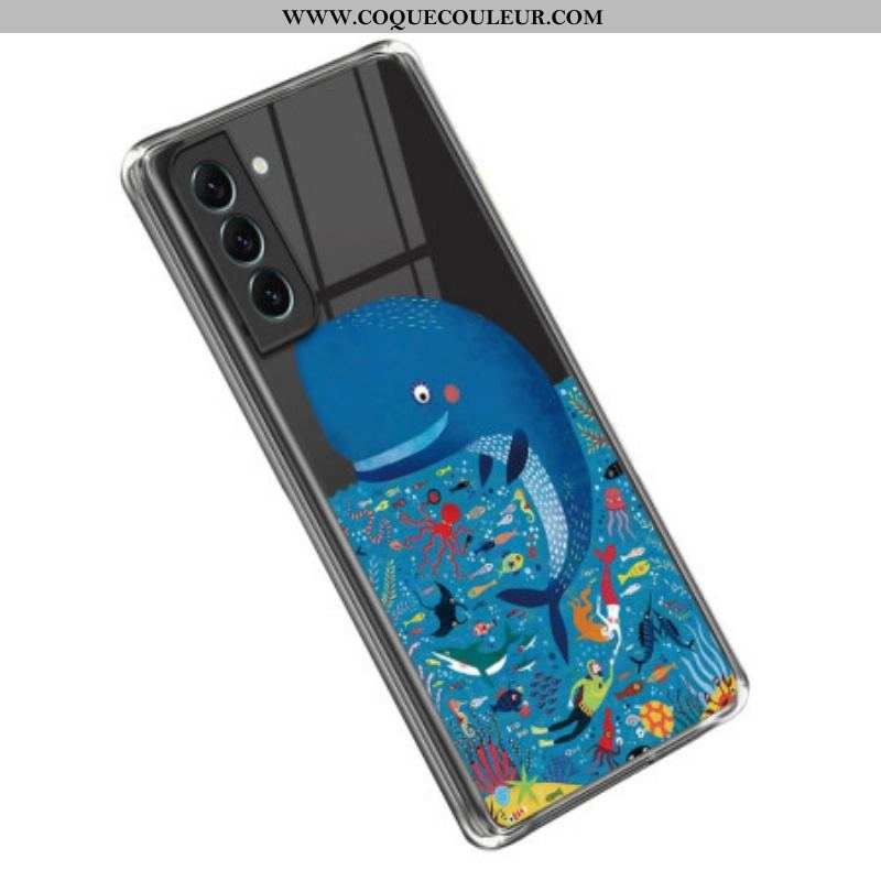 Coque Samsung Galaxy S23 Plus 5G Transparente Baleine