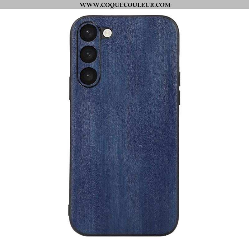 Coque Samsung Galaxy S23 Plus Simili Cuir Texturé