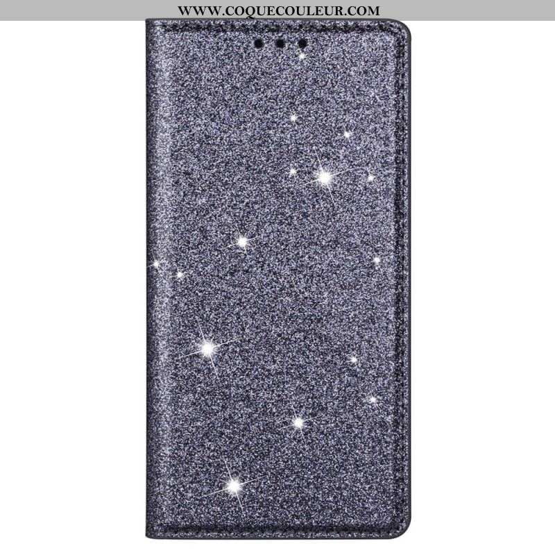 Flip Cover Samsung Galaxy S23 Plus 5G Style Paillettes