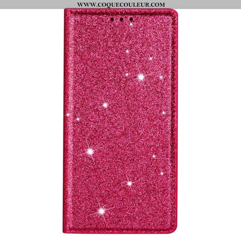 Flip Cover Samsung Galaxy S23 Plus 5G Style Paillettes