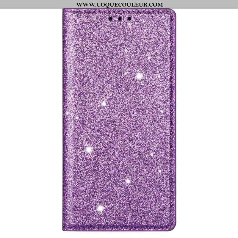 Flip Cover Samsung Galaxy S23 Plus 5G Style Paillettes