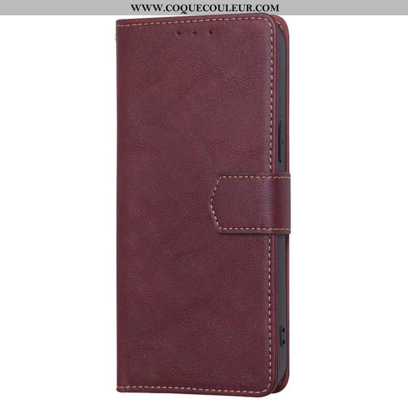 Housse Samsung Galaxy S23 Ultra 5G Style Cuir Vintage RFID