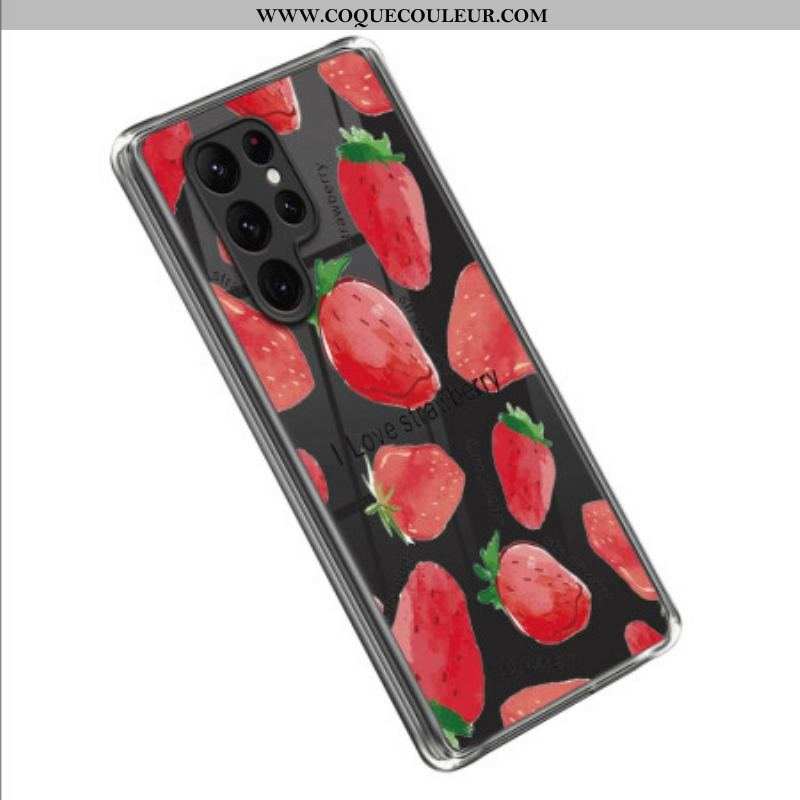 Coque Samsung Galaxy S23 Ultra 5G Fraises