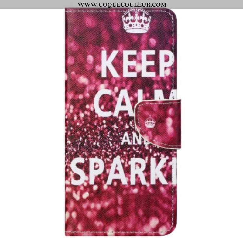 Housse Samsung Galaxy S23 Ultra 5G Keep Calm and Sparkle