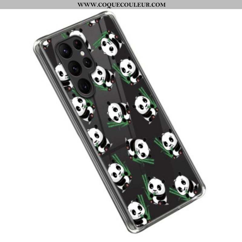 Coque Samsung Galaxy S23 Ultra 5G Petits Pandas