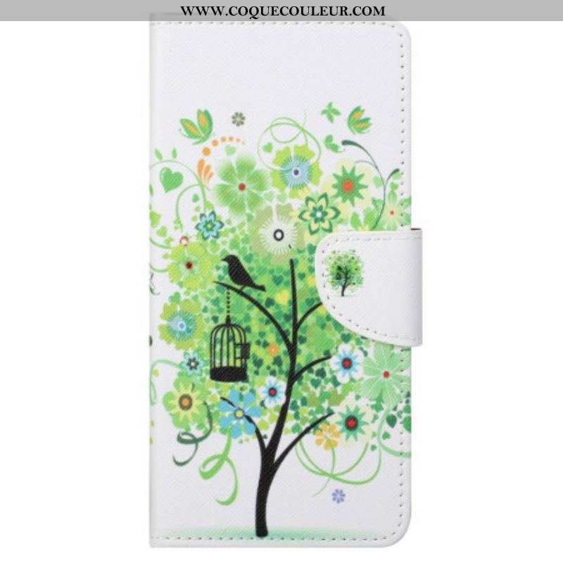 Housse Samsung Galaxy S23 Ultra 5G Arbre au feuillage Vert